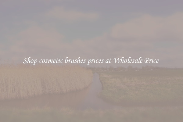 Shop cosmetic brushes prices at Wholesale Price 