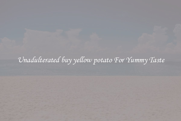 Unadulterated buy yellow potato For Yummy Taste