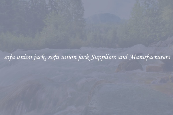 sofa union jack, sofa union jack Suppliers and Manufacturers