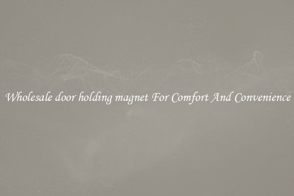 Wholesale door holding magnet For Comfort And Convenience